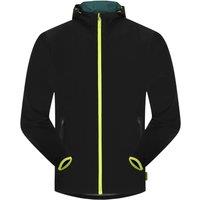 Aston Martin Men's F1 Official Team Long Sleeve Black Lifestyle Rain Jacket | Size: 2XL