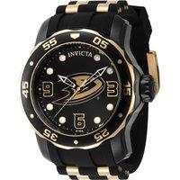 Invicta Men's IN-42316 NHL 48mm Quartz Watch in Black