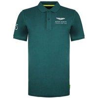F1 Sebastian Vettel Driver Short Sleeve Green Polo Shirt