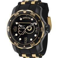 Invicta Men's IN-42308 NHL 48mm Quartz Watch in Black