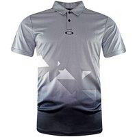 Oakley Men's Short Sleeve Collared Light Grey Offset Urban Golf Polo Shirt | Size: Small