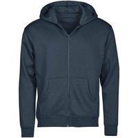 TEE JAYS Men's Urban Hooded Hoodie in Blue | Size: 2XL