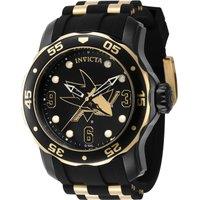 Invicta Men's IN-42318 NHL 48mm Quartz Watch in Black