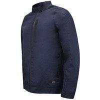 Oakley Men's City Performance Bomber Jacket Zip Up Track Top in Blue | Size: Small