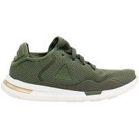 Le Coq Sportif Women's Solas Sparkly/S Nubuck Lace-Up Green Synthetic Trainers | Size: 3.5