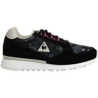 Le Coq Sportif Women's Eclat Winter Floral Lace-Up Black Synthetic Trainers | Size: 6.5