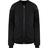 Gymshark Women's Whitney Simmons Zip Up Black Reversible Oversized Jacket | Size: Small