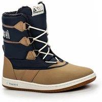 Le Coq Sportif Women's Lace-Up Brown Synthetic Boots | Size: 3.5