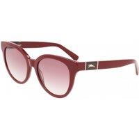 Longchamp Women's LO697S-601 Fashion Round/Oval Sunglasses in Red