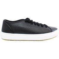 Le Coq Sportif Women's Jane Lace-Up Black Smooth Leather Trainers | Size: 5.5