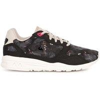 Le Coq Sportif Women's R900 Winter Floral Lace-Up Black Synthetic Trainers | Size: 3.5