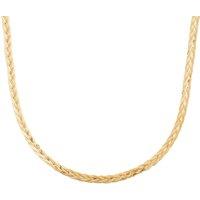 Harfi Women's Interwoven Herringbone Necklace Luxe in Gold | Size: 18 inches