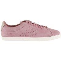 Le Coq Sportif Women's Charline Lace-Up Pink Suede Leather Trainers | Size: 3.5