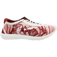 Le Coq Sportif Women's Wendon Levity Lace-Up Red Synthetic Trainers | Size: 5
