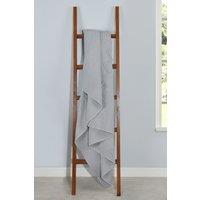 Smart Living Luxurious Zig-Zag Polyester Bedspread - Soft, Stylish, & Durable in Grey | Size: Double