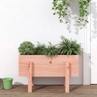 Berkfield Home Garden Planter 62x30x38 cm Solid Wood Douglas in Brown | Size: 62 x 30 x 38 cm