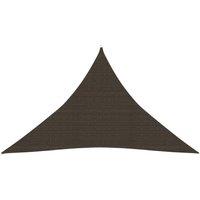 Sunshade Sail 160 g/m Brown 2.5x2.5x3.5 m HDPE