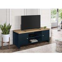 Birlea TV Unit Blue Oak Highgate Large Entertainment Navy Farmhouse Shabby Chic