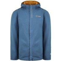 Columbia Waterproof Hooded Blue Jacket | Size: XL