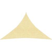 Sunshade Sail 160 g/m Beige 4x4x5.8 m HDPE