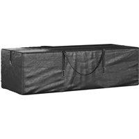 Berkfield Home Christmas Tree Storage Bag Black 135x40x55 cm Polyethylene | Size: 135 x 40 x 55 cm