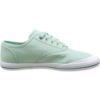 Le Coq Sportif Women's Lace-Up Green Canvas Plimsolls | Size: 5.5