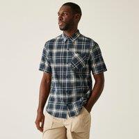 Regatta Men's Loran Short Sleeve Shirt in Navy | Size: Medium