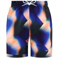 Nicce Men's Stretch Waist Printed Multicoloured Paradise Swim Shorts | Size: Large