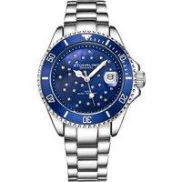 StarSea Ladies' Quartz Fashion Diver Watch with Stainless Steel Link Bracelet