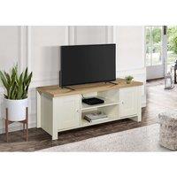 Birlea TV Unit Blue Oak Highgate Large Entertainment Navy Farmhouse Shabby Chic in Cream