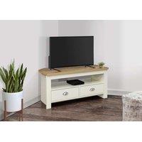 Birlea Corner TV Unit Cream Highgate Entertainment & Oak Farmhouse Shabby Chic
