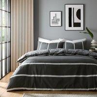GAVENO CAVAILIA Harris Printed Duvet Cover in Charcoal | Size: King