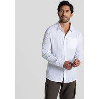 Craghoppers Men's Moro Long Sleeved Shirt in White | Size: 2XL