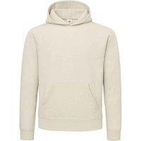 Fruit of the Loom Men's Cotton Hoodie in Light Brown | Size: Medium