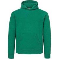 Fruit of the Loom Men's Cotton Hoodie in Green | Size: Small