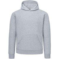 Fruit of the Loom Men's Cotton Hoodie in Mid Grey | Size: Medium