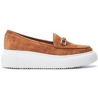 Moda In Pelle Women's 'Chamomile' Suede Loafers in Tan | Size: 6