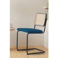 Fusion Living Camden Cantilever Dining Chair in Navy