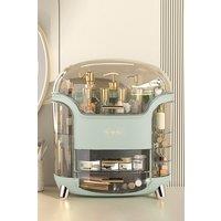 Large Capacity Cosmetic Storage Box With 2 Layers Of Storage Boxes And Transparent Lid