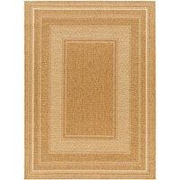 Livabliss Pismo Beach-Modern Tan Brown Graphic In- & Outdoor Jute-Look Rug | Size: 160 cm x 215 cm