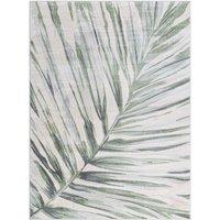 Livabliss Roma-Modern Green Grey Ivory Living Dining Bedroom Rug | Size: 160 cm x 215 cm