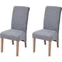 Set of 2 Upholstered Dining Chairs