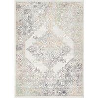 Livabliss Roma-Vintage Grey Brown Green Traditional Boho Living Dining Bedroom Rug in Light Brown | Size: 200 cm x 275 cm