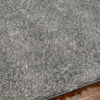 SOSO Shaggy Solid Color Plush Pile Area Rug