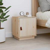Bedside Cabinet 40x34x45 cm Solid Wood Pine