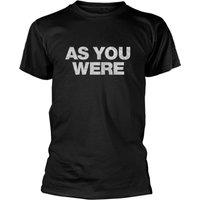 Liam Gallagher Men's As You Were Cotton T-Shirt in Black | Size: Large