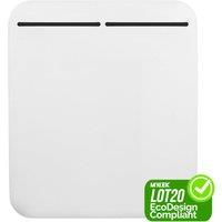 MYLEK Electric Panel Heater with 24/7 Timer & Thermostat IP24 Rated 500W in White
