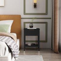 Cabinet Bits Monti 1 Drawer Bedside Table in Black