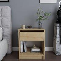 Decorotika Sheridan Nightstand in Light Oak