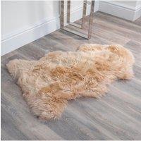 Beige Sheepskin Rug XXL